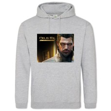 Hoodie with Print Deus Ex Collection - 2XL grey
