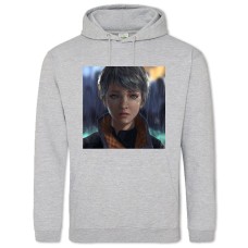 Hoodie with Print Detroit Become Human Heroine Of The Game - 2XL grey