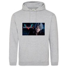 Hoodie with Print Devil May Cry 5 - 2XL grey