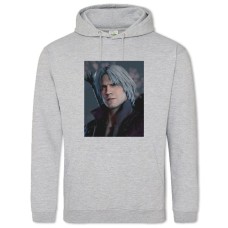 Hoodie with Print Devil May Cry Protagonist - 2XL grey