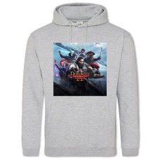 Hoodie with Print Divinity Original Sin 2 Definitive Edition - 2XL grey