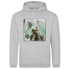 Hoodie with Print Divinity 2 Ego Draconis - 2XL grey