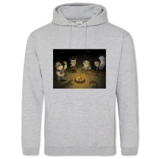 Hoodie with Print Dont Starve Campfire - 2XL grey
