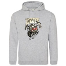 Hoodie with Print Webber - 2XL grey