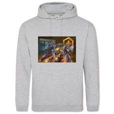 Hoodie with Print Dota Plus - 2XL grey