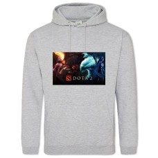 Hoodie with Print Dota 2 Four Elements - 2XL grey