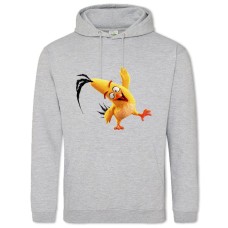 Hoodie with Print Angry Birds Yellow Bird - 2XL grey