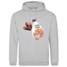 Hoodie with Print Angry Birds Cute Bird - 2XL grey
