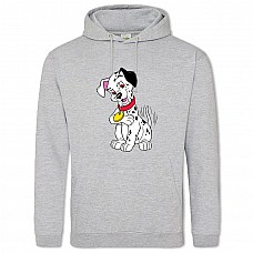 Hoodie with Print 101 Dalmatians Puppy With Medal - 2XL grey