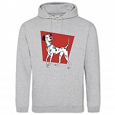 Hoodie with Print 101 Dalmatians Adult Dogs - 2XL grey