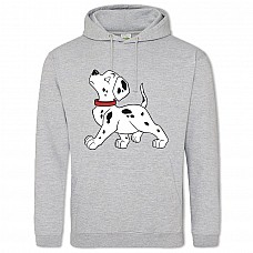 Hoodie with Print 101 Dalmatians Proud Puppy - 2XL grey