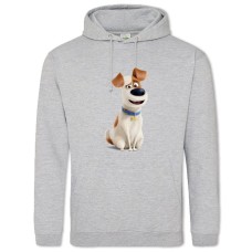 Hoodie with Print The Secret Life Of Pets Max Dog - 2XL grey