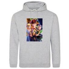 Hoodie with Print Toy Story Main Heroes - 2XL grey