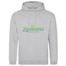 Hoodie with Print Zootopia Logo - 2XL grey