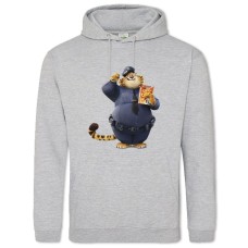 Hoodie with Print Zootopia Benjamin Clawhauser - 2XL grey