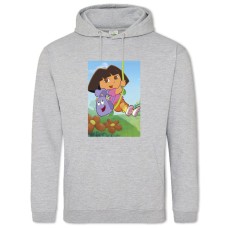 Hoodie with Print Dora The Explorer Dasha Marquez - 2XL grey