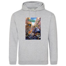 Hoodie with Print Zootopia Zootropolis - 2XL grey