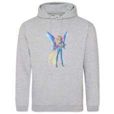 Hoodie with Print Winx Club Princess In Blue - 2XL grey