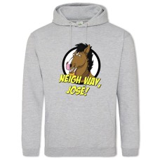 Hoodie with Print Bojack Horseman Neigh Way - 2XL grey