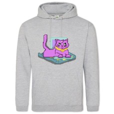 Hoodie with Print Bojack Horseman Princess Carolyn Pixel Version - 2XL grey