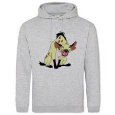Hoodie with Print The Lion King Hyena - 2XL grey