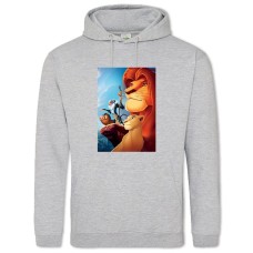 Hoodie with Print The Lion King Main Theme - 2XL grey