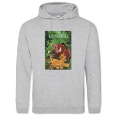 Hoodie with Print The Lion King With Pumba And Timon - 2XL grey