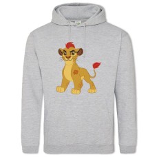 Hoodie with Print The Lion King Cute Little Lion - 2XL grey