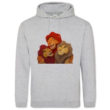 Hoodie with Print The Lion King Friends - 2XL grey