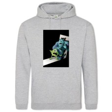 Hoodie with Print Monsters Inc Scary Heroes - 2XL grey