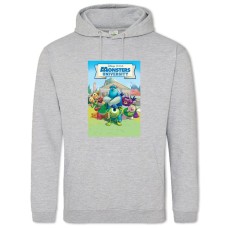 Hoodie with Print Monsters Inc Main Heroes - 2XL grey