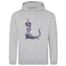 Hoodie with Print Monsters Inc Monster - 2XL grey