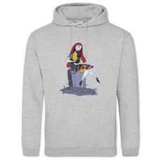 Hoodie with Print The Nightmare Before Christmas Princess - 2XL grey