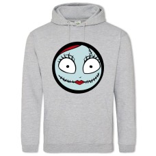 Hoodie with Print The Nightmare Before Christmas Face - 2XL grey