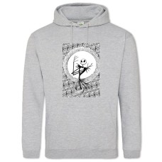 Hoodie with Print The Nightmare Before Christmas Jack Skellington - 2XL grey
