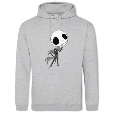 Hoodie with Print The Nightmare Before Christmas Jack - 2XL grey
