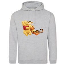 Hoodie with Print Winnie-The-Pooh TIGGer And Pooh - 2XL grey