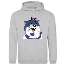 Hoodie with Print Buttermilk Cat Matroskin Hero - 2XL grey