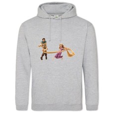 Hoodie with Print Rapunzel Main Characters - 2XL grey