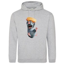 Hoodie with Print Ratatouille With Cheese - 2XL grey