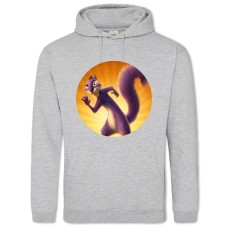 Hoodie with Print The Nut Job Squirrel Hero - 2XL grey