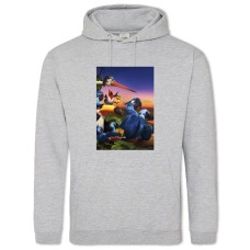 Hoodie with Print Rio Main Heroes First Version - 2XL grey