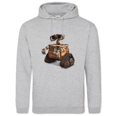 Hoodie with Print Wall-E Robot - 2XL grey