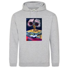 Hoodie with Print Wall-E Main Robot - 2XL grey