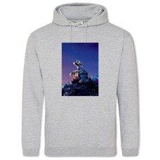 Hoodie with Print Wall-E Under Stars - 2XL grey