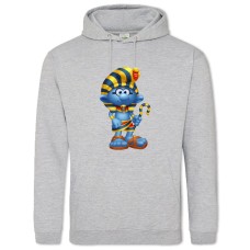 Hoodie with Print The Smurfs Egyptian - 2XL grey