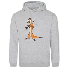 Hoodie with Print Timon And Pumbaa Scary Timon - 2XL grey