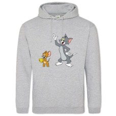 Hoodie with Print Tom And Jerry Heroes - 2XL grey