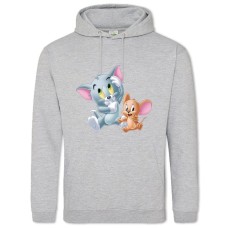 Hoodie with Print Tom And Jerry Little Heroes - 2XL grey