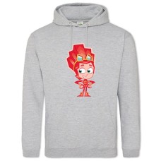 Худі з принтом Фіксики Фаєр - 2XL сірий